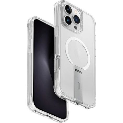 Custodia UNIQ Eleva con supporto verticale per iPhone 16 Pro Max 6.9" trasparente/trasparente (1/5)