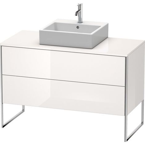 Lavabo consola Duravit XSquare, apoyado en el suelo, 2 (1/2)
