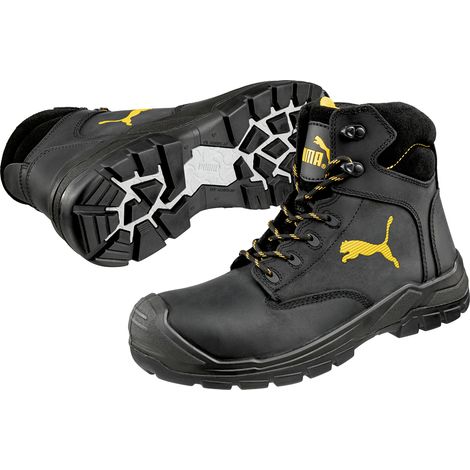 Chaussures de sécurité hautes Borneo BLACK MID S3 CI HI HRO SRC - noir/gris 41 (1/10)