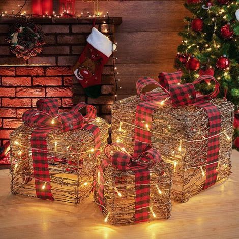 Rattan giftbox with 20LED (1/5)