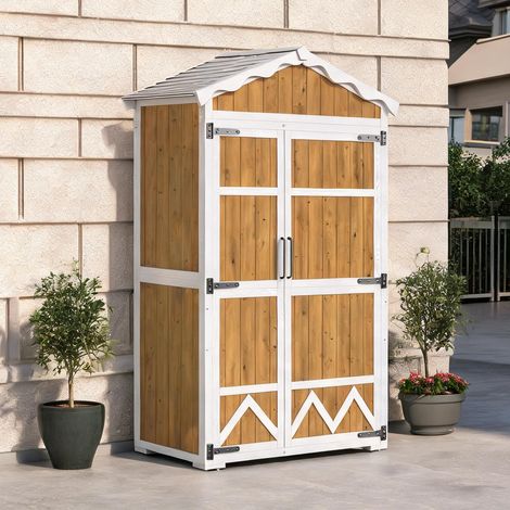 Chariot de jardin madera Natural 105 x 55 x 179 cm (1/5)