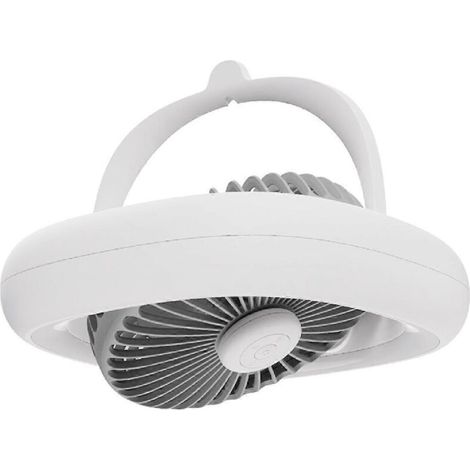 Allauve – Ventilateur de plafond oscillant télécommandé 7 pouces – 4 vitesses – Moteur sans balais – Éclairage LED – Batterie 4000 mAh (1/5)