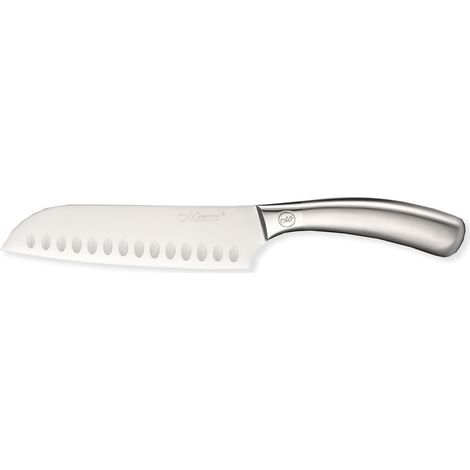 Coltello Santoku 17,5cm acciaio singolo da cucina MAESTRO MR-1497 (1/3)