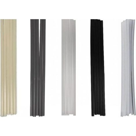 50Pcs Tiges Soudage Plastique Bâtons de Soudage ABS/PP/PVC/PE Baguette Plastique Baguette de Soudage Plastique Soudage Sticks Tubes de Soudage en Plastique Pour le Soudage en Plastique (1/5)