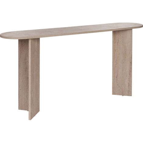 Holzkonsole "Sira" – 150 x 35 x 75 cm – Travertin