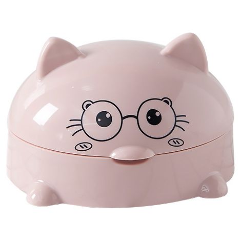 Porte-savon de salle de bain avec couvercle Porte-savon de salle de bain avec couvercle Cartoon Porte-savon de vidange Porte-savon de grande taille en plastique pour lavabo de salle de bain Cuisine ro