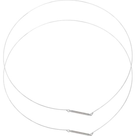 2 Pièces Rouleau de Machine à Laver Pince à Ressort de Porte Universel, 35cm Bague de Serrage pour Joint Machine a Laver Rouleau de Lavage Anneau de Serrage Compatible avec Différents Modèles (1/5)