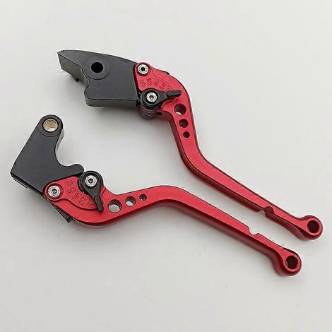 Accessoires de modification pour moto CBR600RR 03-06 : klaxon de frein en alliage d'aluminium, poignée de frein, accessoires de chariot (rouge 3) (1/5)