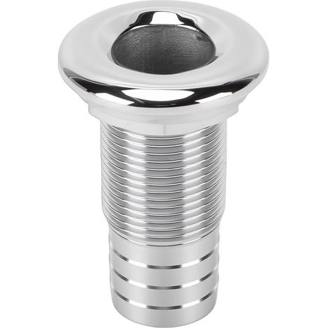 Nutdurchgangsverschraubung aus Edelstahl 316, Einlass/Auslass, für Schiffsausrüstung, 3/4"-Halbgewinde", ohne Dichtung. (1/5)