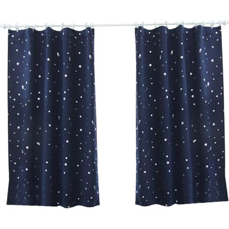 Rideau de fenêtre occultant en polyester, décoration de chambre et de salon (1/4)