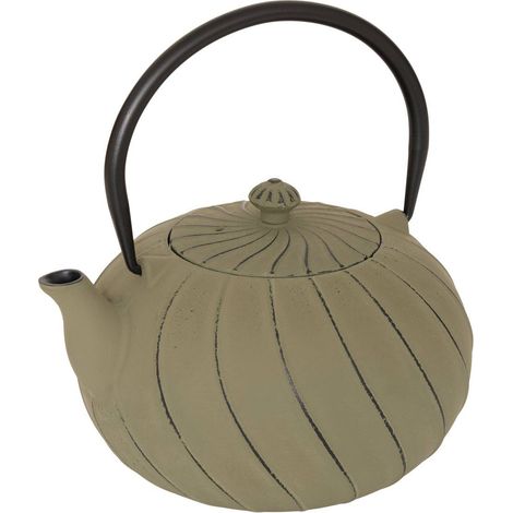 Tetera de hierro fundido Yama, 1,2 l, verde - Atmosphera créateur d'intérieur (1/4)