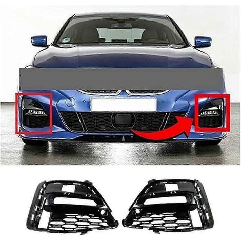 Grille de pare-chocs avant avec feu antibrouillard pour BMW Série 3 G20 G21 G28 (1/5)