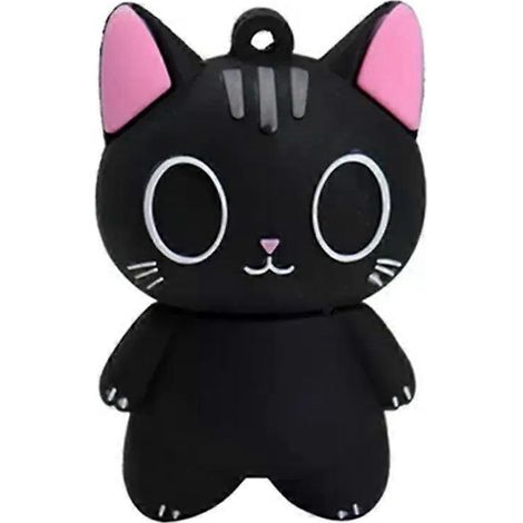 USB-Stick 128 GB, niedliches schwarzes Kätzchen, Memory Stick USB-Flash-Laufwerk 64 GB, 20 Cartoon-Welpe, USB-Stick 32 GB, USB-Stick 64 GB, Geschenk für Mädchen (USA) (1/4)
