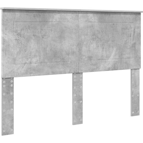 Maison Exclusive - Cabecero Gris Concreto 100 cm Madera de ingeni