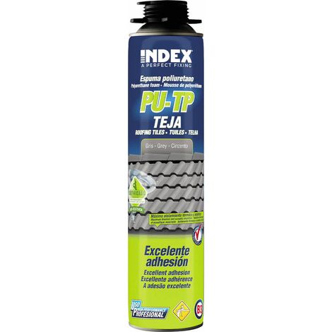 12 mousses de polyuréthane pour la fixation de tuiles, application avec pistolet - 750 ml (1/2)