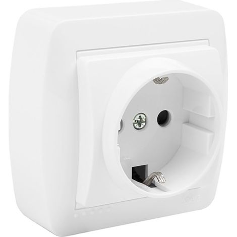 Bipolare Basis mit seitlichem T/T, 74x72x28mm  E3/42985 Platte