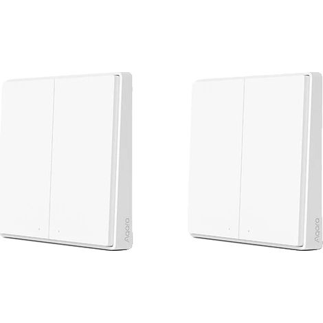 Interruttore intelligente, comunicazione Zigbee, funzionamento wireless, D1 Wireless 2KeyX2 (1/2)
