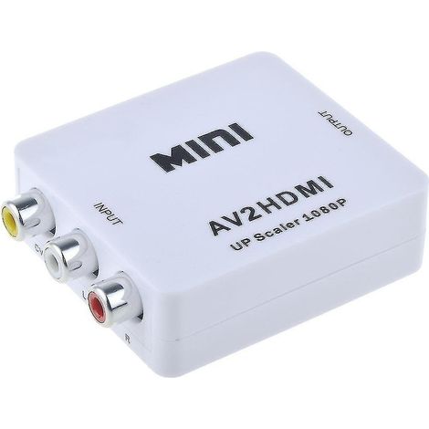 Adaptateur HDMI 1080p (3 ports RCA) compatible NTSC/PAL (1/5)