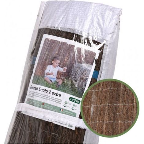 Weidenzaun 1,5 x 5, Sichtschutz von 85%, 1,7 - 2,1 kg/m2, für Terrassen, Gärten und zur Begrenzung von Parzellen.