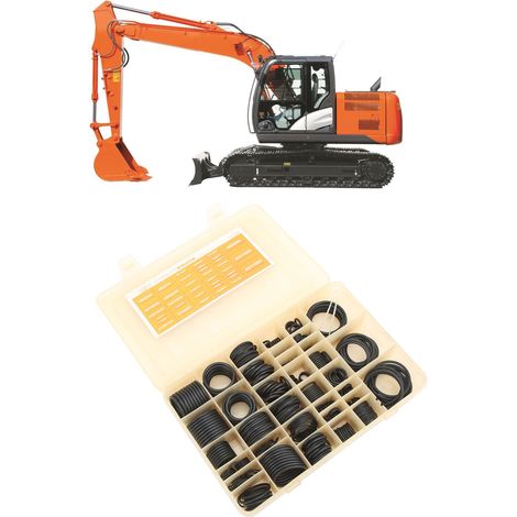 Kit de 383 joints en caoutchouc pour compresseur de véhicule de construction HITACHI Zacks (référence : LR-RR051) (1/5)