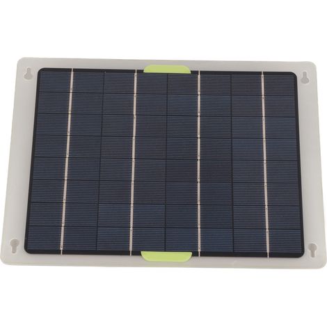 Chargeur solaire portable 12 V pour voiture, avec régulateur de charge MPPT intégré, compatible avec les véhicules récréatifs, les remorques, les motoneiges et les voitures - Charge en 3 étapes, 10 W (1/5)