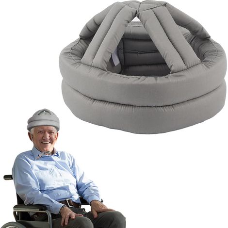 Casque De Sécurité Anti-Chute pour Tête De Personne âgée Chapeau De Protection épais Et Doux Casquette De Protection de la Tête Réglable pour la Prévention des Chutes pour Les (1/5)