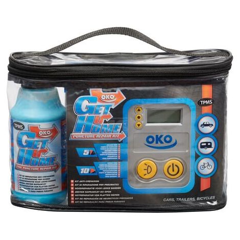 Compresor de neum谩ticos y juego de sellado "Get U Home" OKO WA8200