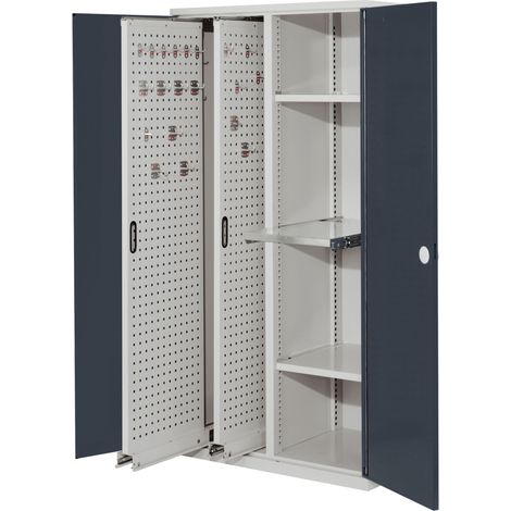 Kappes ®RasterPlan Vertikalschränke 1950x1000x600mm Modell 84 Doppelwandtüren anthrazitgrau