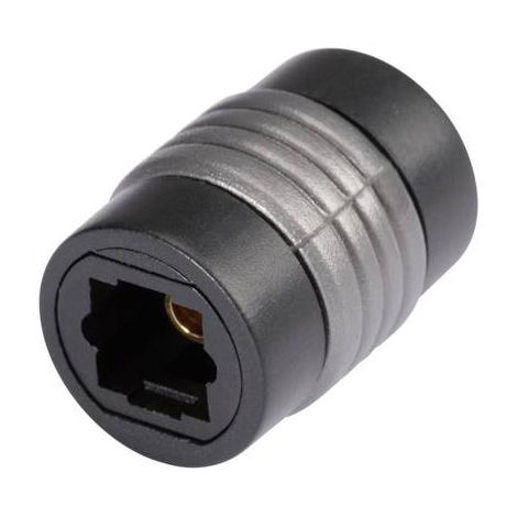 Adaptateur Hicon POF-709 [1x Toslink femelle (ODT) - 1x Toslink femelle (ODT)] 0.00 m noir (1/2)