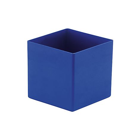 Einsatzkasten  Höhe 90 mm  blau  LxB 99 x 99 mm  VE 50 Stk