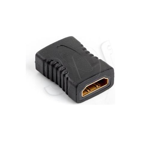 Lanberg AD-0018-BK HDMI-A (F) - HDMI-A (F) Hohlsteckeradapter schwarz (1/2)