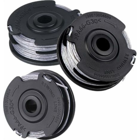 Set of 3 spools for Bosch Art 24 27 30 30-36 Li 18 M 1.65mm brush cutter (1/5)
