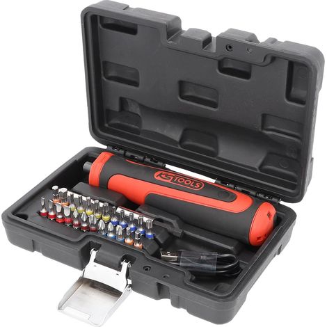 Visseuse sans fil magnétique Batterie Rouge (1/5)