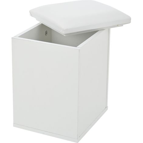 Mesa de centro elevable 100x50x45 cm con LED, 2 cajones y 2 taburetes, blanca (1/5)