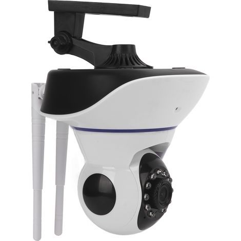 Drahtlose WiFi-IP-Kamera mit Bewegungserkennung, Infrarot-Nachtsicht, Zwei-Wege-Audio, PTZ-Funktion, 3 Antennen, 100-240V-Stecker. (1/5)