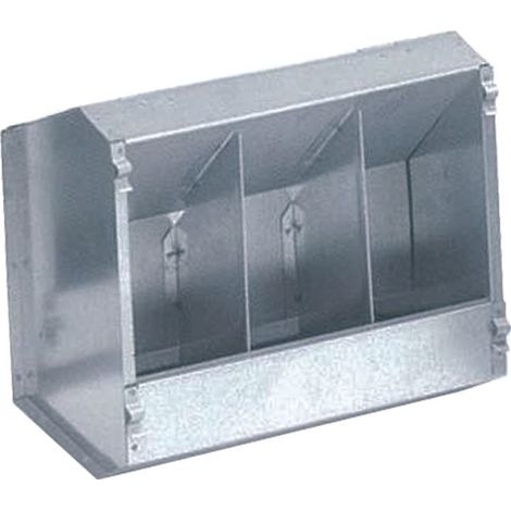 Mangiatoia con coperchio per conigli - cm.27x13x25,h.