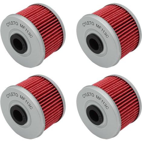 Lot de 4 filtres à huile pour XL125V XL125 V VARADERO 125 2001 2002 2003 2004 2005 2006 2007 2008 2009 2010/XL125V VARADERO DE LUXE 2011 (1/4)