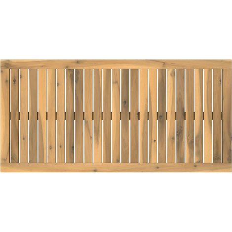 Table Top 100.5 x 49 x 2 cm Rectangular Solid Acacia Wood White vidaXL (1/5)