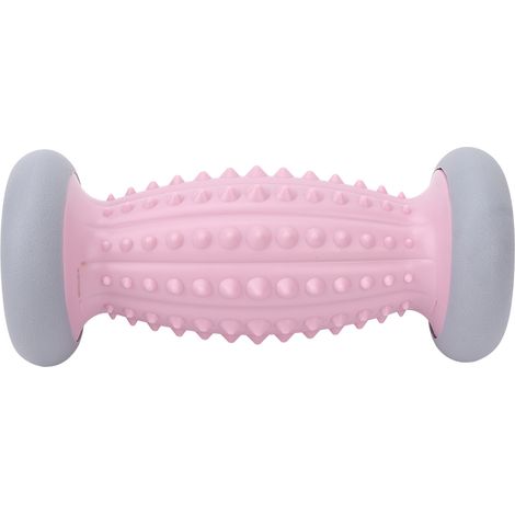 Rouleau de massage des pieds rose, outil anti-fatigue musculaire pour jambes et mains, soulage l'inconfort et la fasciite plantaire. (1/5)