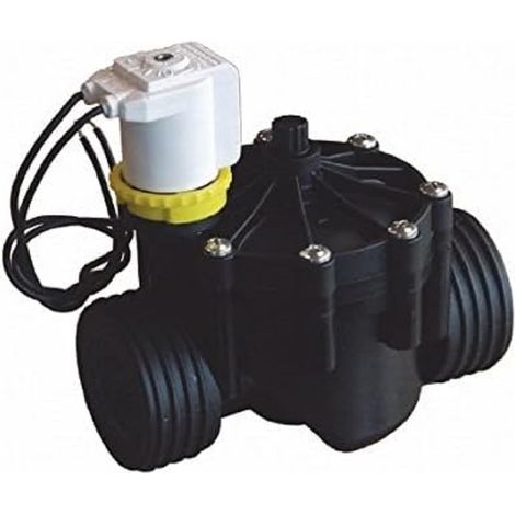 RPE Elettrico betätigtes Valvola solenoide 2 Filettatura Interna 24 VAC con Flow-Controllo, Nero, 17 x 18 x 12 cm, nd640