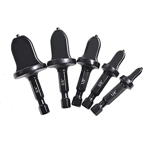 5pcs/Set Jeu d'outils de sertissage et d'évasement pour tube cuivre climatisation, 1/4" 5/16" 3/8" 1/2" 5/8" 3/4" 7/8" (1/5)