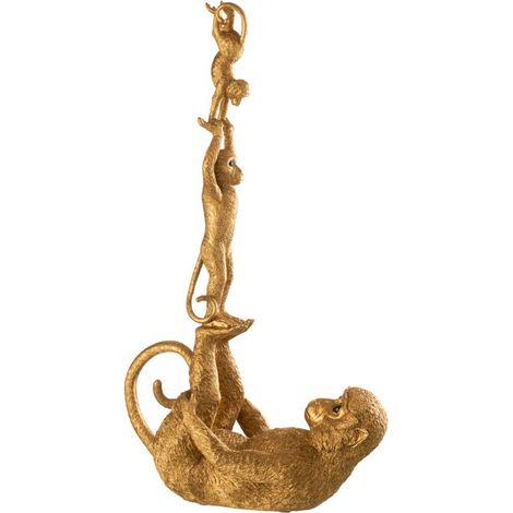 Figurine singes gymnastique en résine (1/2)
