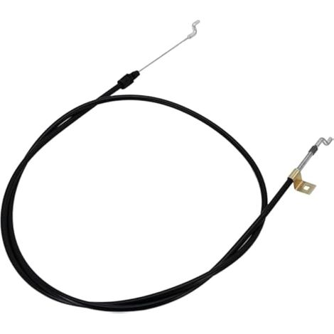 Câble de commande d'accélérateur GX23336 pour tondeuses autoportées John Deere JS25, JS35, JS45 et 128T02, remplace GX22826, compatible avec les modèles 12,5 et 14 CV, câble de 147 cm (58 pouces). (1/4)