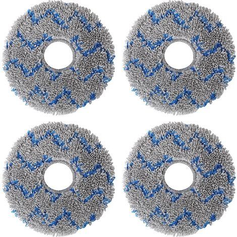 Wischmopp-Tücher 4 Stück für Roborock Q Revo, Ersatzteile für Roborock P10 Staubsauger, waschbare und wiederverwendbare Wischpads (1/5)