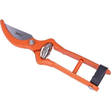 Ciseaux de Taille Spécial Vendange Lame en Acier Trempé de Haute Résistance Coupe Bypass 18 cm Confortable et Pratique pour Couper les Raisins, les Petites Branches et les Tiges (1/5)