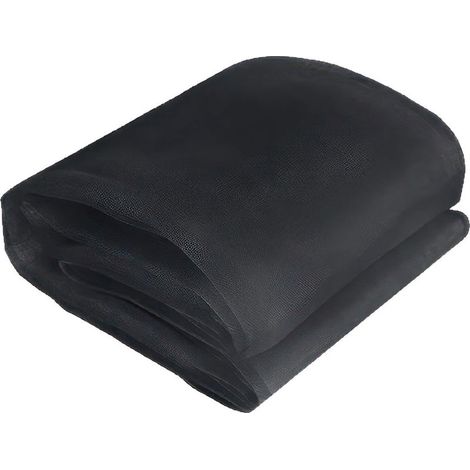 Filet de protection de jardin DIY noir 3x6m contre oiseaux et insectes, écran polyvalent pour potager terrasse et tonnelle végétale (1/4)
