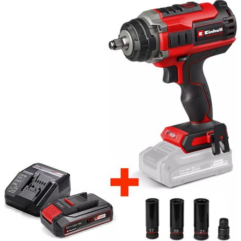 Einhell Akku-Schlagschrauber IMPAXXO 18/450 Solo inkl. Nuss-Set & 2,5 Ah Akku Starterset (1/5)