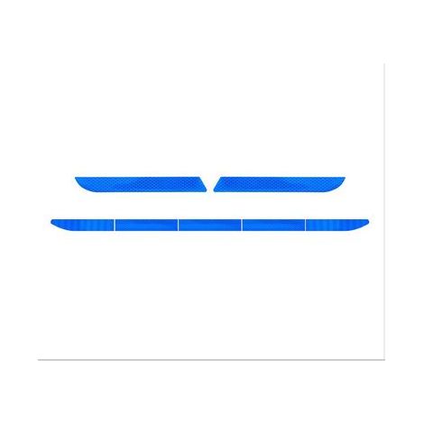 CCYKXA Powerful reflective car stickers – Warning and high nighttime visibility – Self-adhesive stickers for car trunk, Blue (1/5)