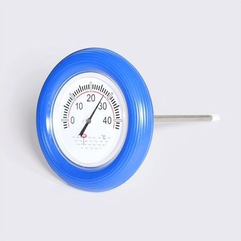 Thermomètre flottant pour piscines, idéal pour les eaux extérieures, flottation horizontale,30.518cm (1/4)
