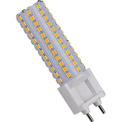 Lampe LED horizontale enfichable G12 10W, remplaçant la lampe LED maïs CDM-T 100W G12, G12 à intensité variable. (Blanc naturel 4000K) (1/5)